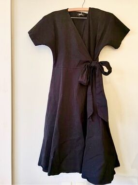 Mien Studio Black Wrap Dress
